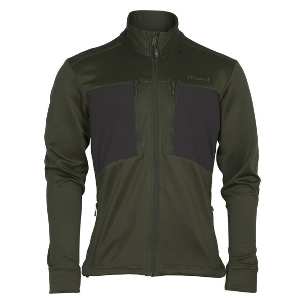 Pinewood 5209 Abisko Power Fleece Jacke Moosgreen (135)