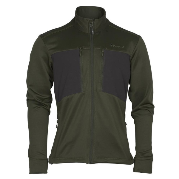 Pinewood 5209 Abisko Power Fleece Jacke Moosgreen (135) S