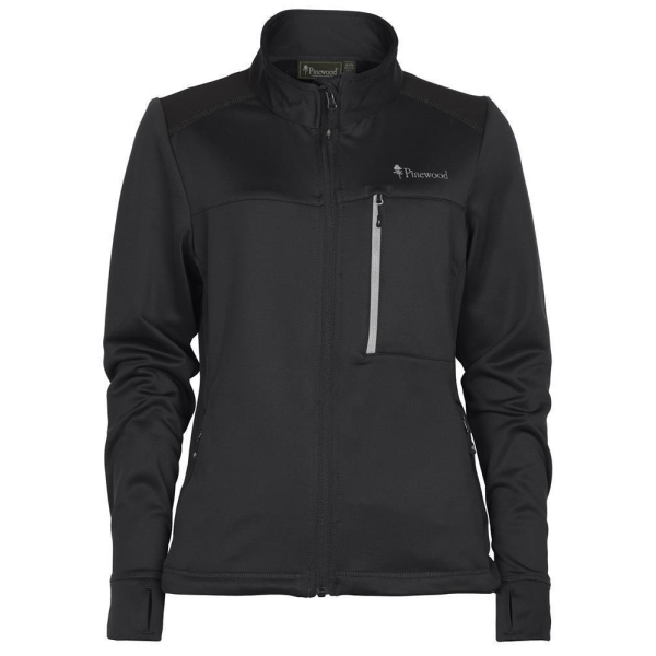 Pinewood 3209 Abisko Power Damen Fleecejacke Black (400)