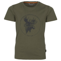 Pinewood 6519 Moose Kids T-Shirt Olive (107) 152
