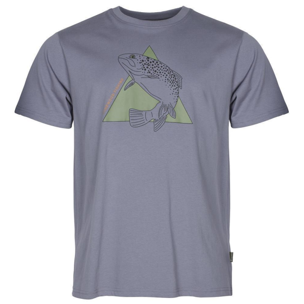 Pinewood 5518 Fish T-Shirt Shadow Blue (360) L