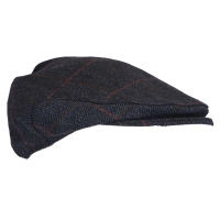 Tweed Flat Cap Derby Blue Tweed