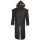 Walker and Hawkes Herren gewachster Mantel Stockman mit Kapuze – Schwarz M