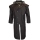 Walker and Hawkes Herren gewachster Mantel Stockman mit Kapuze – Schwarz M