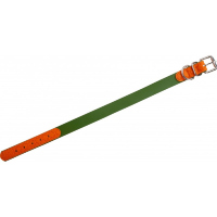 Farm-Land Halsband Oliv/Orange 50 cm