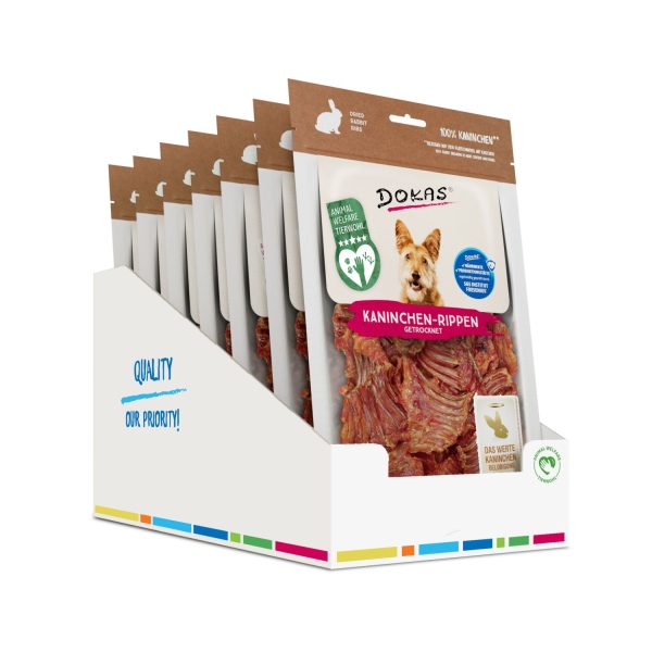 DOKAS - Kaninchen-Rippen mit Fleisch (7 x 100g)