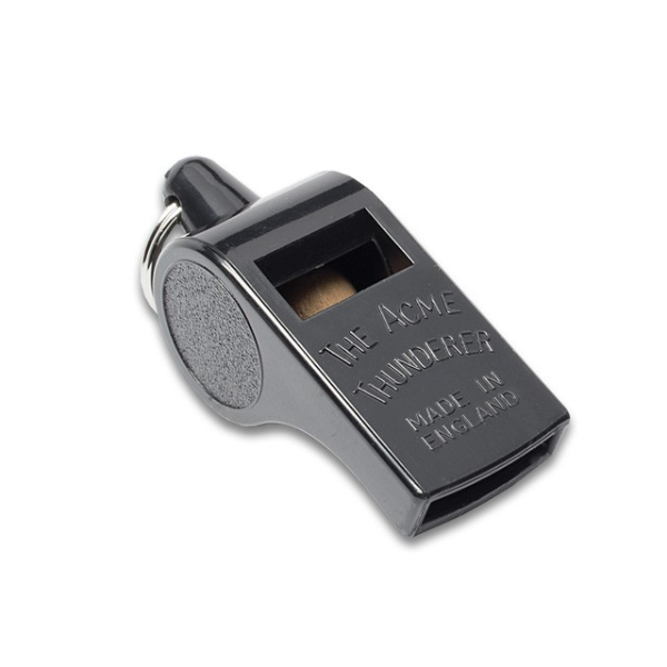 ACME Thunderer No.560 schwarz laute Trillerpfeife Triller Kunststoff Hundepfeife