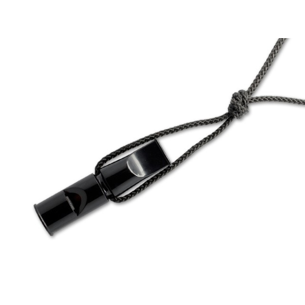 ACME Doppeltonpfeife mit Trill 641 6cm schwarz + Pfeifenband kostenlos