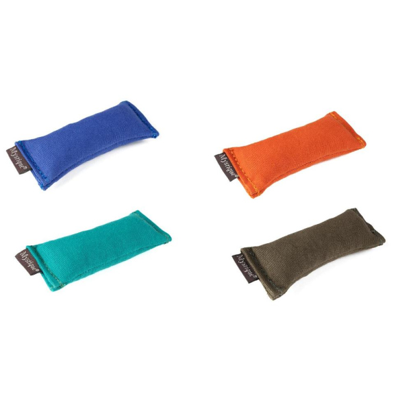 Mystique Dummy Sniffle 4er Set grün khaki orange blau