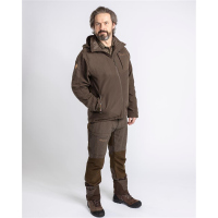 Pinewood 5984 Furudal Caribou Hunt Extreme Jacke Suede Brown/D.Olive (244)