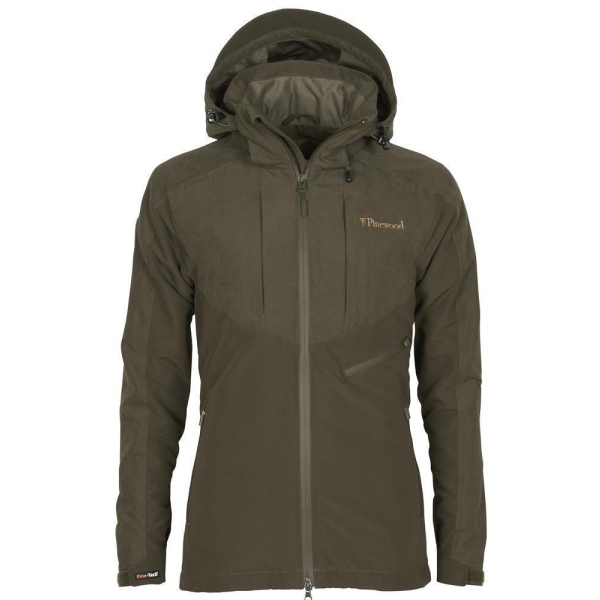 Pinewood 3984 Furudal Caribou Hunt Extreme Jacke Suede Brown/D.Olive (244)