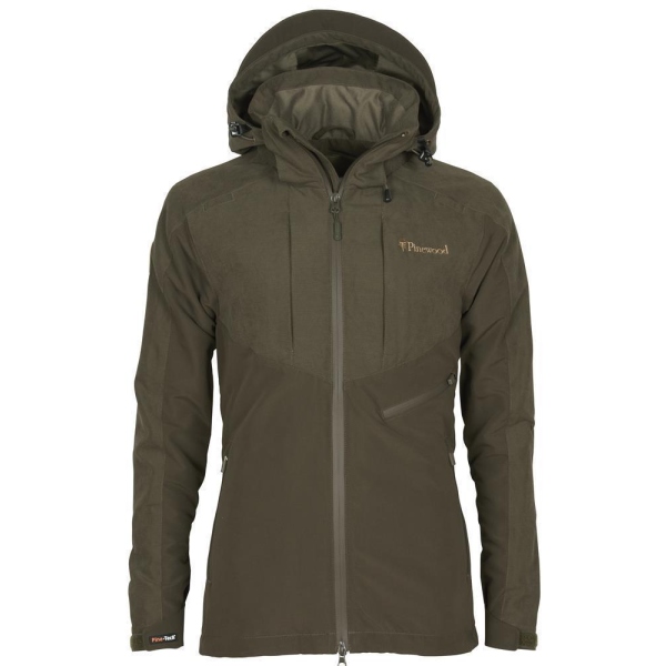 Pinewood 3984 Furudal Caribou Hunt Extreme Jacke Suede Brown/D.Olive (244) L