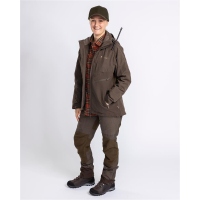 Pinewood 3984 Furudal Caribou Hunt Extreme Jacke Suede Brown/D.Olive (244) XS