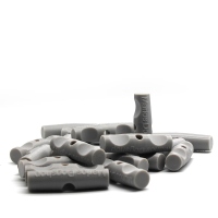 MewogS Plastic toggle Wurfgriff Dummy grau 10