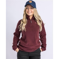 Pinewood 3069 Tiveden Damen Fleece Pullover Earth Plum (815)