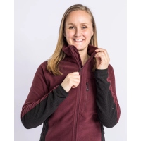Pinewood 3248 Air Vent Fleece Jacke Damen Earth Plum (815) XL