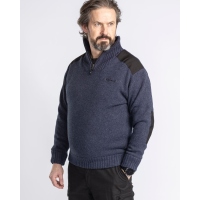 Pinewood 9648 Hurricane Strickpullover D.Navy Melange (378)