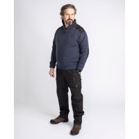 Pinewood 9648 Hurricane Strickpullover D.Navy Melange (378) XL
