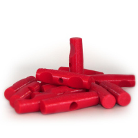 MewogS Plastic toggle Wurfgriff Dummy rot 1