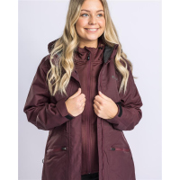 Pinewood 3181 Wilda Damen Parka Earth Plum (815)