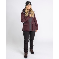 Pinewood 3183 Dog Sports 2.0 Damen Jacke Earth Plum/D.Anthracite (817) 3XL