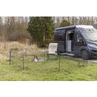 Trixie Mobiler Hundezaun 15m schwarz