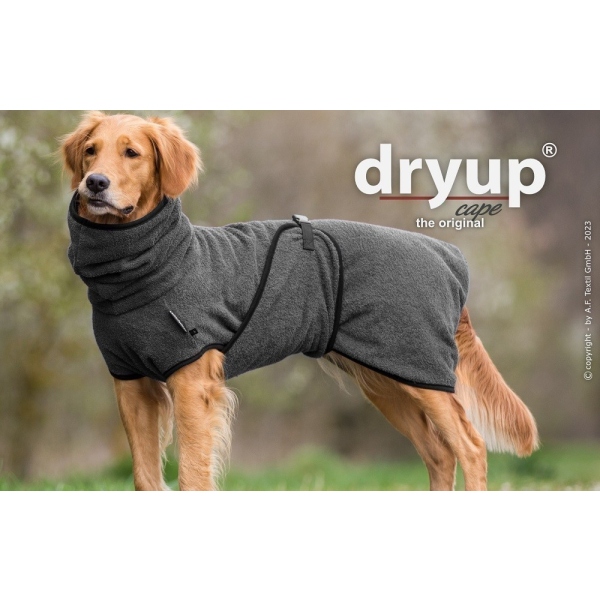 Dryup Cape coffee anthrazit XL (70cm)