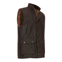 Walker and Hawkes Herren Wachsweste Winchester – Braun XXL
