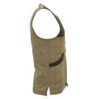 Walker and Hawkes Herren Tweed Weste Derby Winston – Light Sage