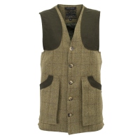 Tweed Weste Derby Winston Herren light sage M