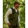 Walker and Hawkes Herren Tweed Weste Derby Winston – Dark Sage L