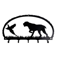 Motiv Schlüssel- und Leinenhalter Deutsch Drahthaar