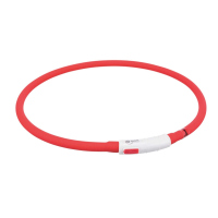 Trixie Flash Leuchtring USB XS-XL rot