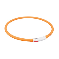 Trixie Flash Leuchtring USB XS-XL orange