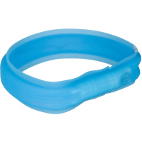 Trixie Flash Leuchtband USB extra breit blau