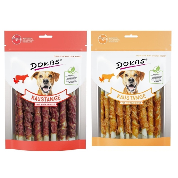 DOKAS - Kaustangen Hühnerbrust und Entenbrust je 200g (2x200g)