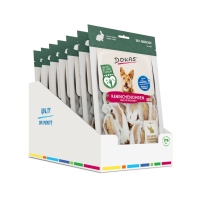DOKAS - Kaninchen-Ohren mit Fell getrocknet kurz 7er Pack...
