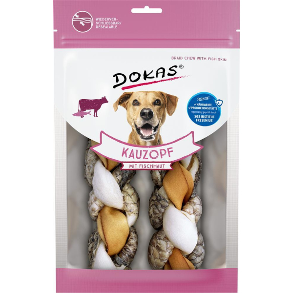 DOKAS - Kauzopf mit Fischhaut 1er Pack (1 x 120g)