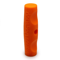 MewogS Plastic toggle Wurfgriff Dummy mit Beschriftung orange 1