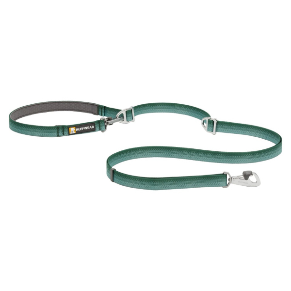 Ruffwear Switchbak Multifunktions-Hundeleine Crux Clip River Rock Green