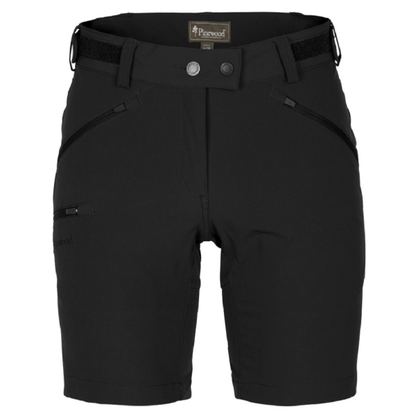 Pinewood 3111 Abisko Light Stretch Damen Shorts Black (400) 38
