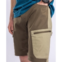 Pinewood 5316 Finnveden Trail Hybrid Shorts Earth Brown/L.Khaki (272) C50