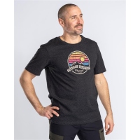 Pinewood 5449 Finnveden Recycled Outdoor T-Shirt D.Anthracite Melange (449) S