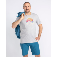 Pinewood 5449 Finnveden Recycled Outdoor T-Shirt L.Grey Melange (454)