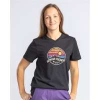 Pinewood 3449 Finnveden Outdoor Damen T-Shirt D.Anthracite Mel. (449)