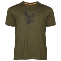 Pinewood 5450 Elch T-Shirt H.Olive (713)