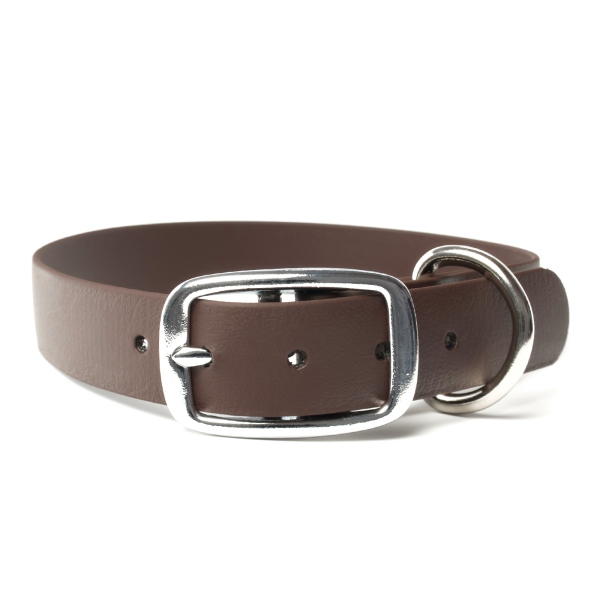 Mystique® Biothane Halsband Deluxe 19mm 40-48cm beta braun