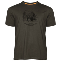 Pinewood 5451 Wildschwein T-Shirt Suede Brown (241)