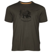 Pinewood 5451 Wildschwein T-Shirt Suede Brown (241) L