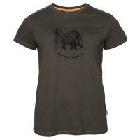 Pinewood 3451 Wildschwein T-Shirt Damen Suede Brown (241)